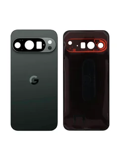 Задняя крышка для Google Pixel 10 Pro XL черная (Obsidian) со стеклом камеры