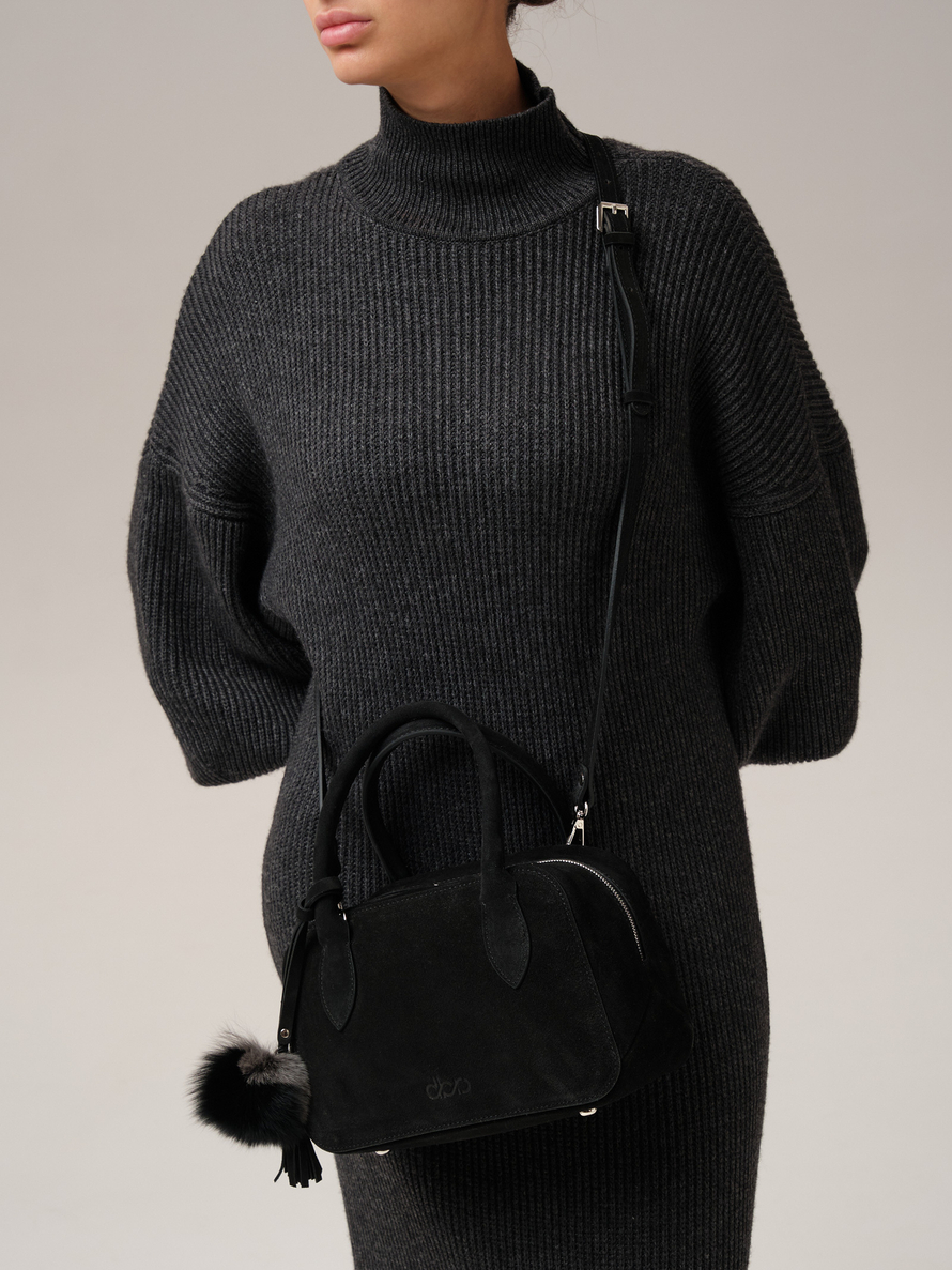 Замшевая сумка DBR 31348 черный