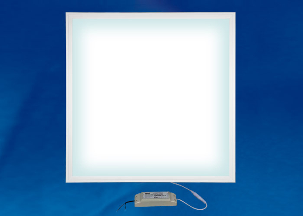 ULP-6060-42W/4000K EFFECTIVE WHITE Светильник светодиодный потолочный встраиваемый. Белый свет (4000K). Корпус белый. В комплекте с и/п. ТМ Uniel.