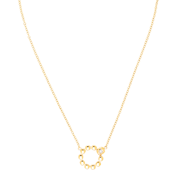 Колье Coeur de Lion Crystal-Gold 2056/10-1816