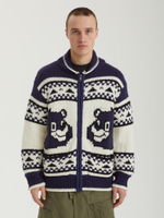 Мужской Свитер Bear Zip-up Cowichan