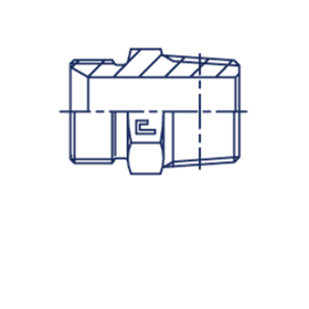 Штуцер FC BSP 2 - NPT 2