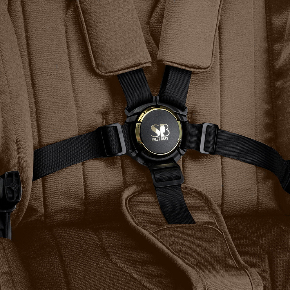 Детская коляска Sweet Baby Elegante 2 в 1 Chrome Brown