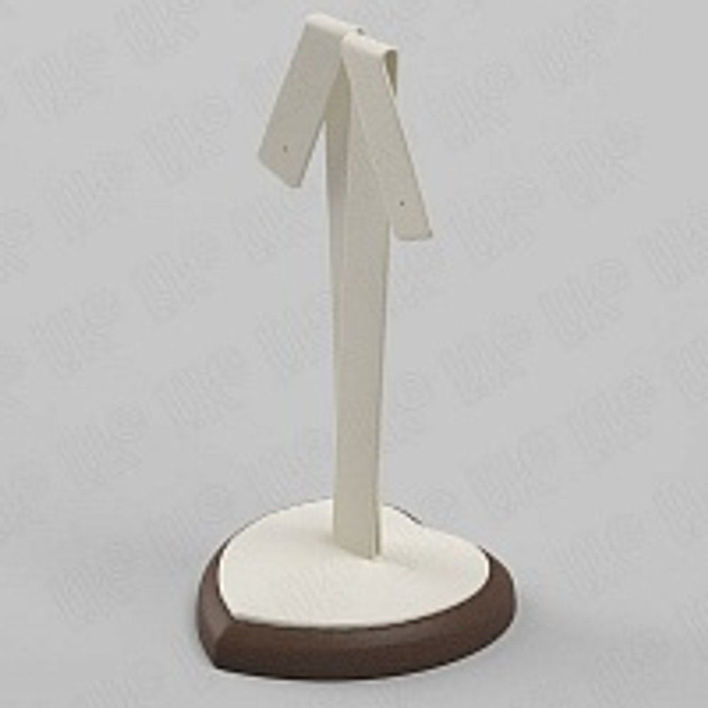 Подставка для серег/ушки/2 отверстия/накладка/основание сердечко/Н-115 мм.