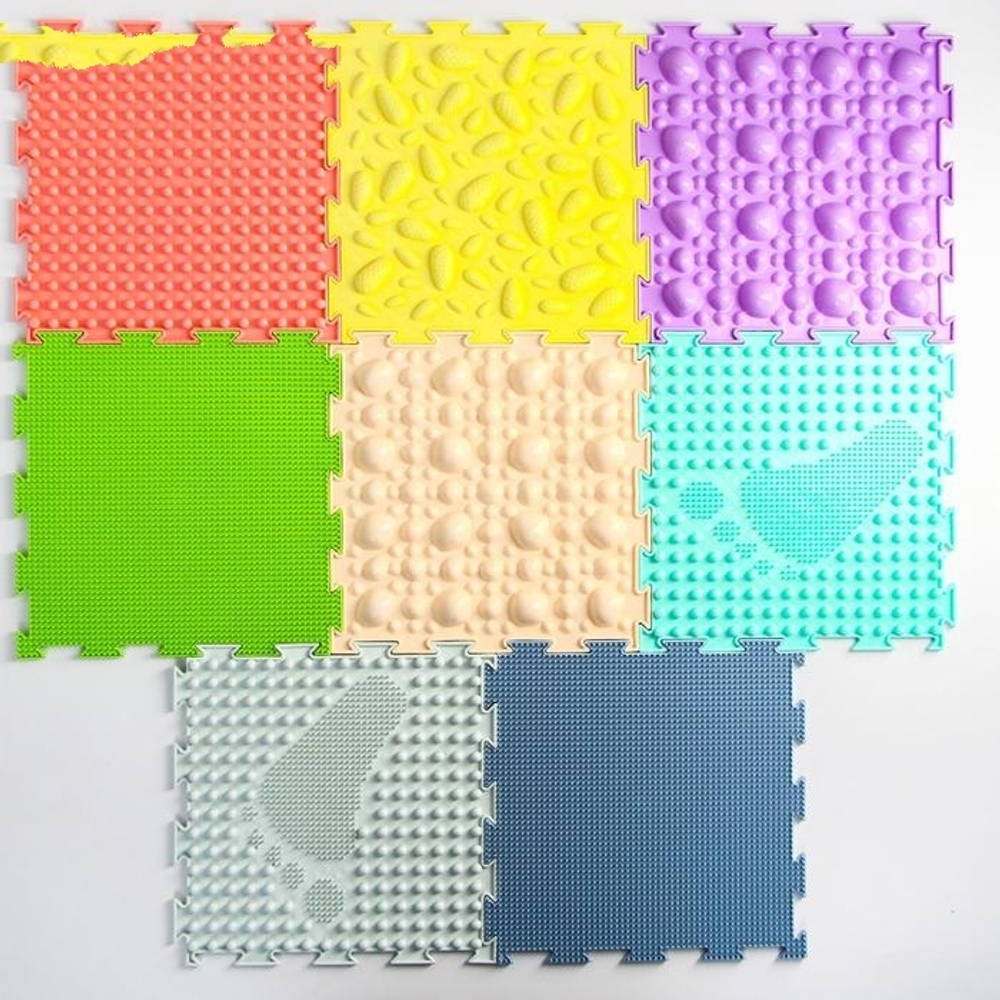 ОРТО-набор-2 Модульный коврик.Малыш пастель(Трава-2, Шипы-2, Камешки-2, Шишки-2)/82