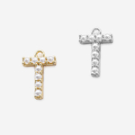 Подвеска с жемчугом в форме буквы "T", 14*9,5мм