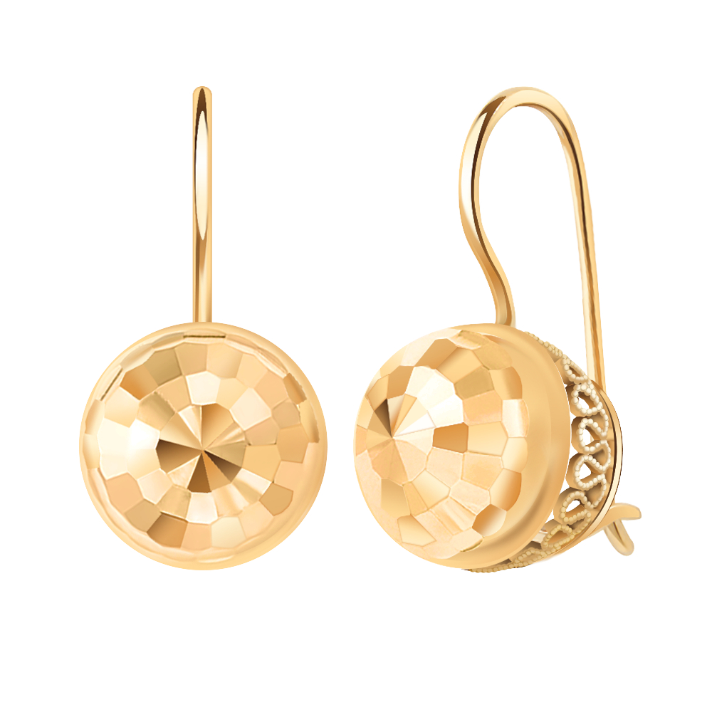 Серьги из золота 585 пробы