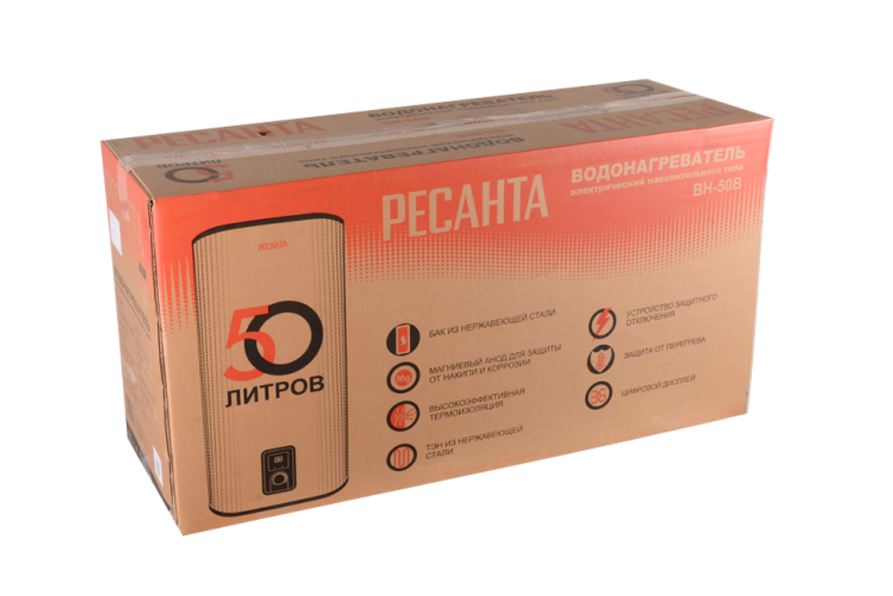 Водонагреватель накопительный ВН-50В Ресанта
