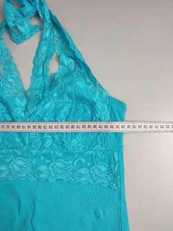 Сарафан бирюзовый с кружевом 40 размер