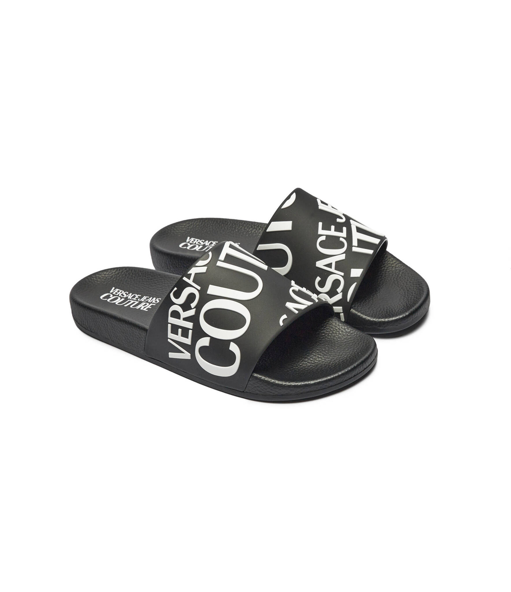 Шлепанцы Versace Jeans Couture - черный(77VA3SQ171352)