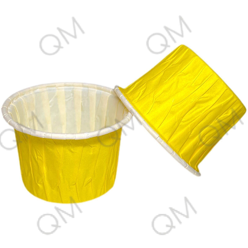 Форма бумажная "Маффин" 50*40 мм (желтый) 70гр