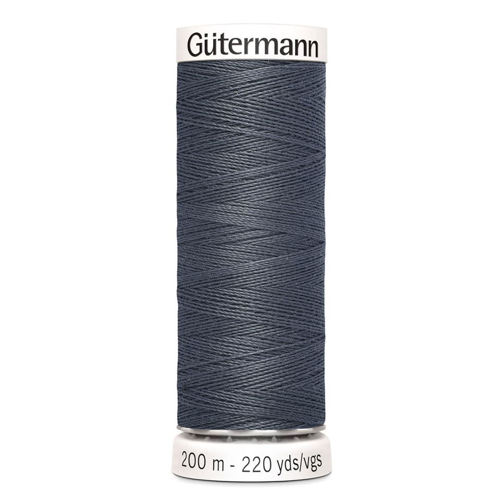 Нитки универсальные Gutermann Sew-all 100 (200 метров), 5 кат. | 093 аспидно-серый