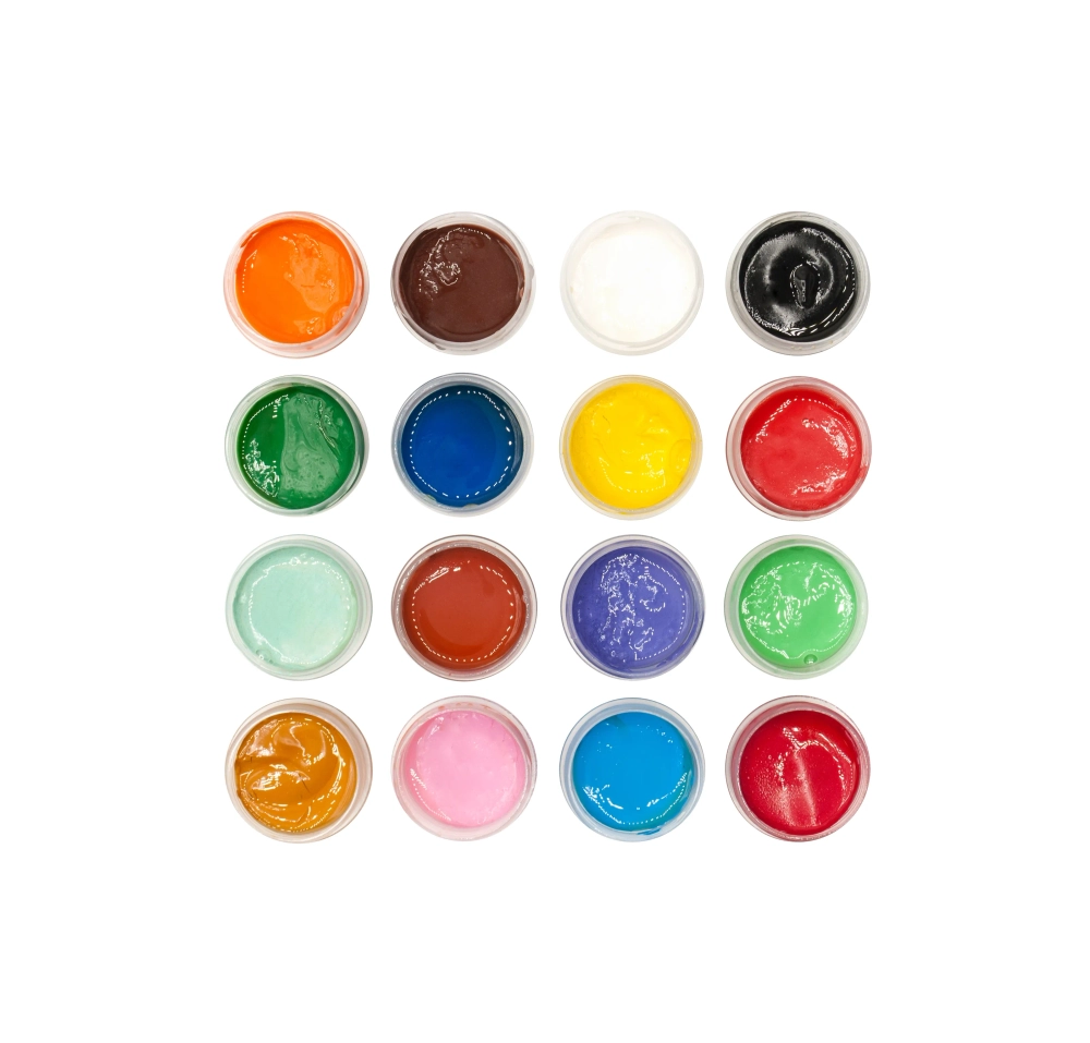 Гуашь 16 цв. 20мл. Silwerhof Монстрики