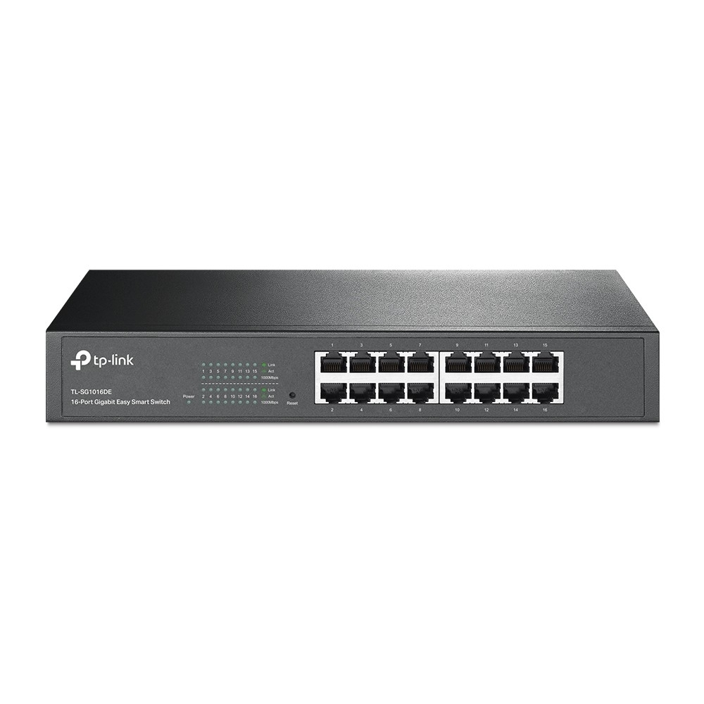 Коммутатор TP-Link TL-SG1016DE Коммутатор Easy Smart с 16 гигабитными портами