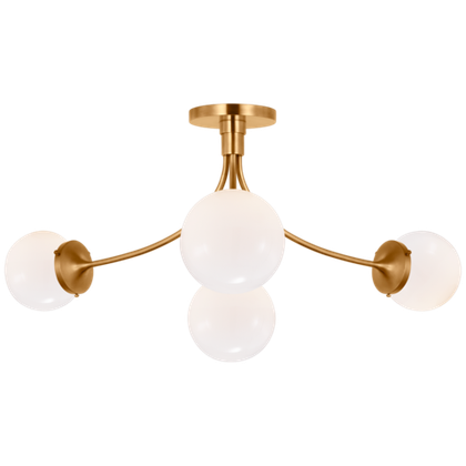 Потолочный светильник Visual Comfort Prescott Large Semi-Flush Mount