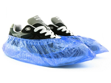 Бахилы Особо Прочные синие (с 2-ой резинкой) в евроблоках (2500 шт.), 50 мкр