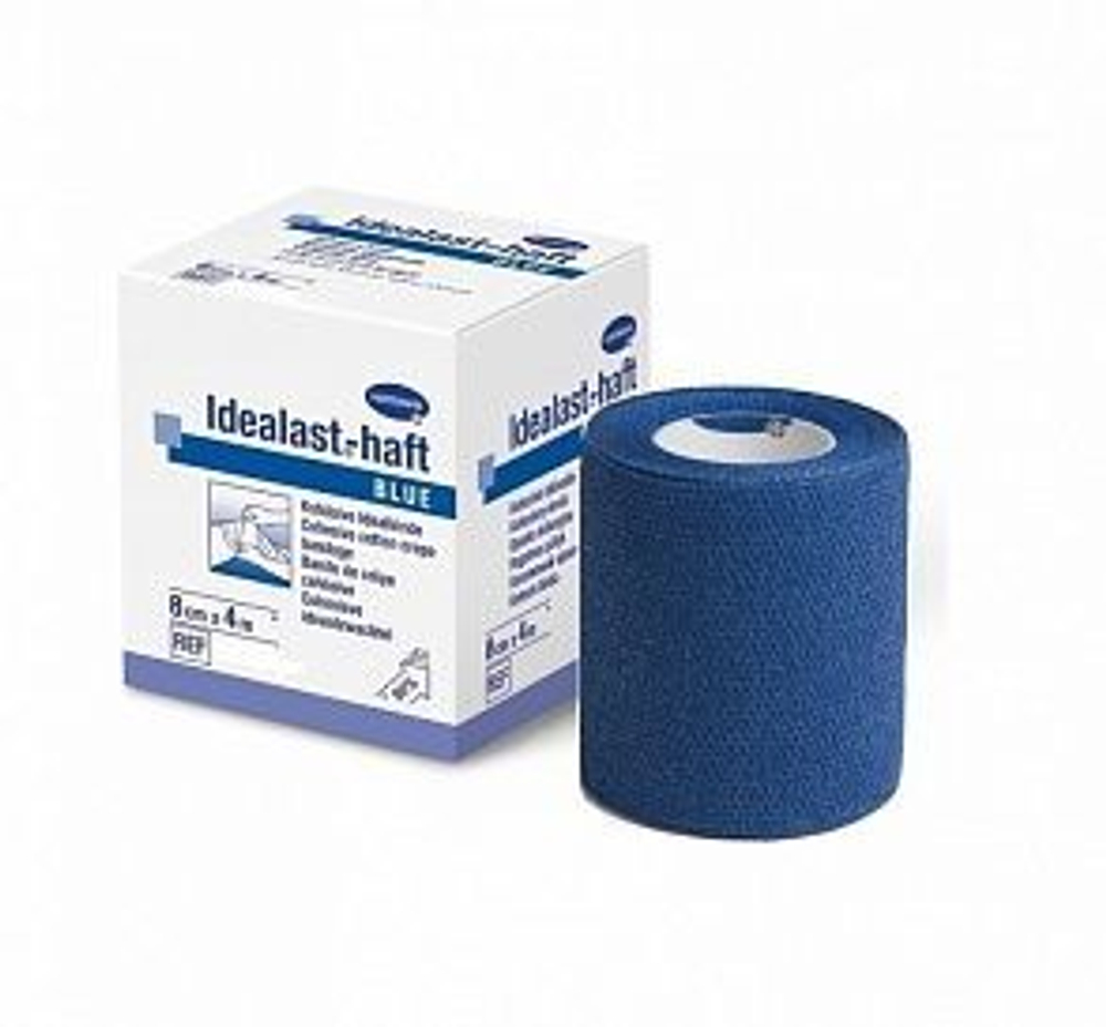 IDEALAST-HAFT blue: когезивный бинт /синий/ 4 м  х 8 см