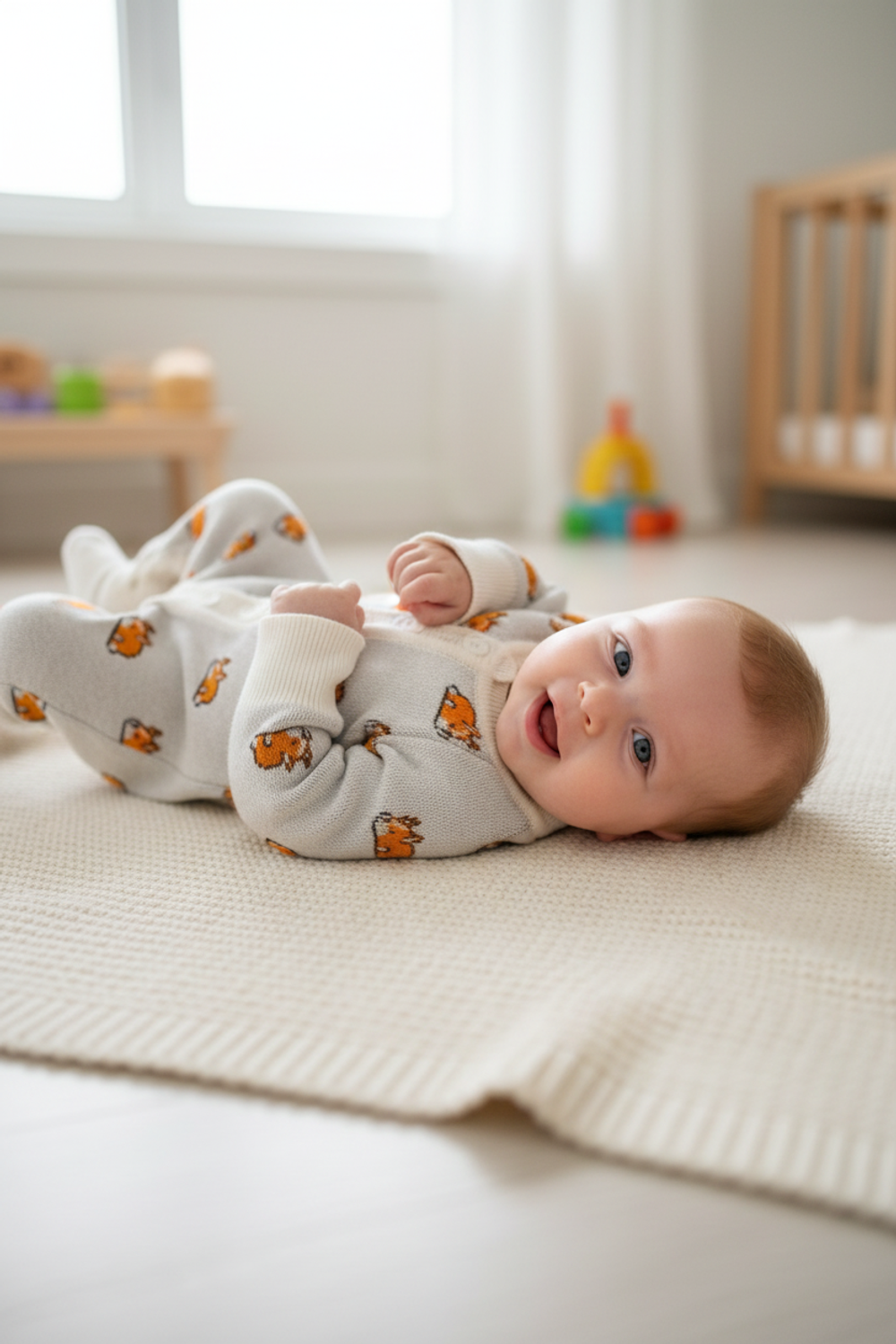 7055-292 Комбинезон вязаный (корги)