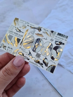 Lucky Rose Слайдеры наклейки для ногтей Foil 140