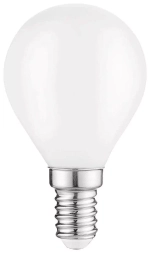 Лампа Gauss LED Filament Шар 9W E14 610 lm 4100K milky 105201209