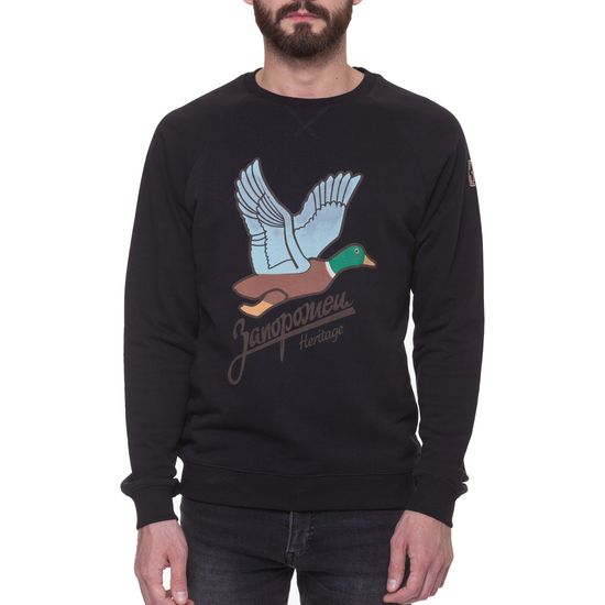 Толстовка ЗАПОРОЖЕЦ Дичь Crewneck Черный