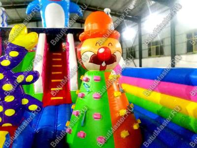 Батут с горкой "В гостях у моря" 12*6*6 м