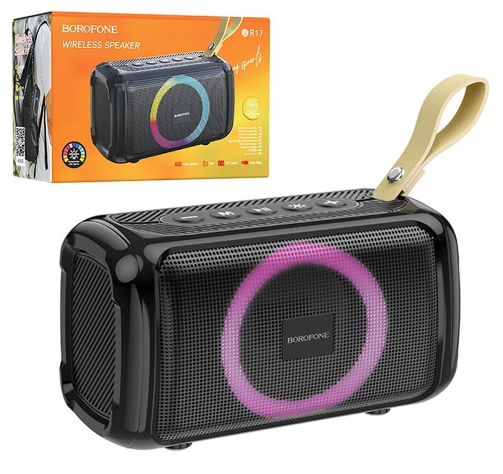 Колонка - Bluetooth BOROFONE BR17 (черный)