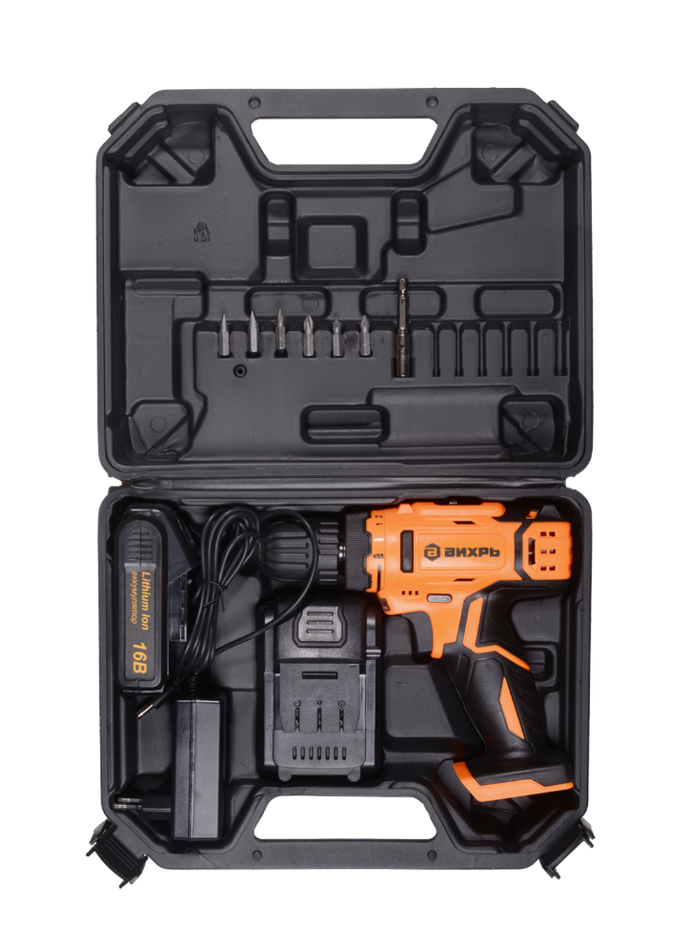 Дрель-шуруповерт Вихрь ДА-16Л-2К (2,0 А/ч)