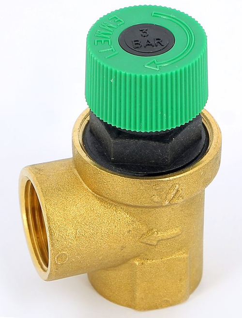 Клапан предохранительный 3/4 (3 bar) ВВ под манометр RBM