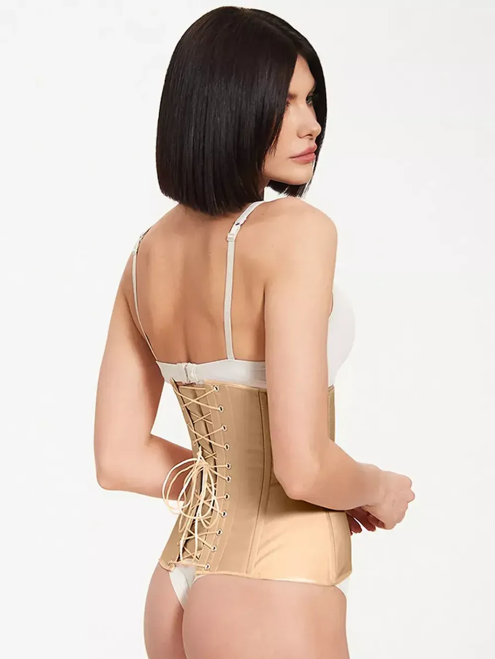 Утягивающий корсет в цвете теплого нюда