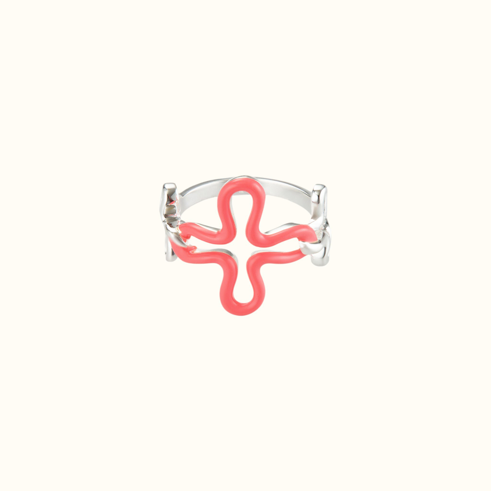 Кольцо Outline Pink