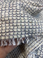 Ткань костюмная ШАНЕЛЬ (Италия) 80% шерсть 10% хлопок 10% мохер ш-150см отрез 0.8 м