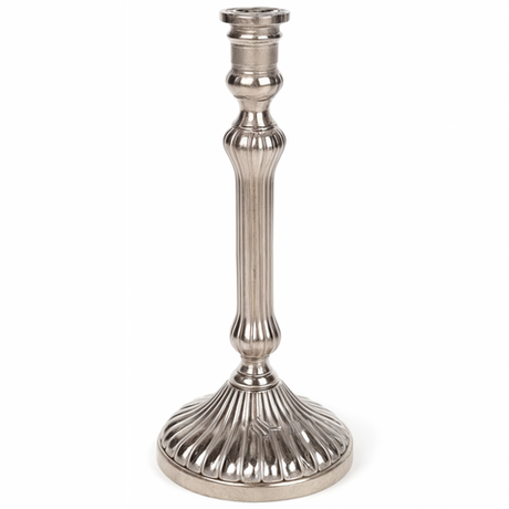 Подсвечник (металл), D13H29 см (Н-29, D-13, Серебряный)