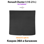 Коврик ЭВА в багажник для Renault Duster I (15-21г.) Рестайлинг