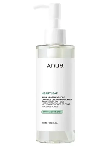 Anua Гидрофильное масло для чувствительной кожи Heartleaf Pore Control Cleansing Oil Mild 200 мл