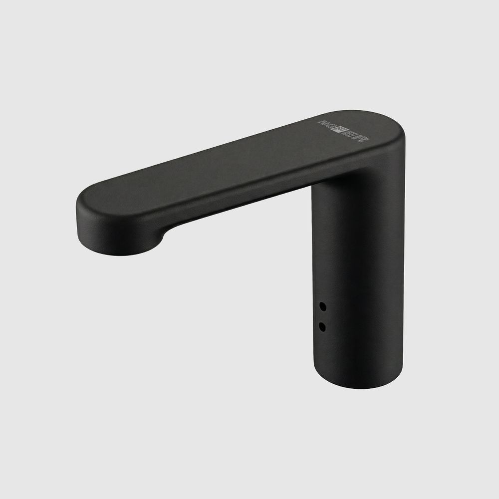 Кран сенсорный для раковины или столешницы LEED расход латунь NOFER 07260.LN чёрный