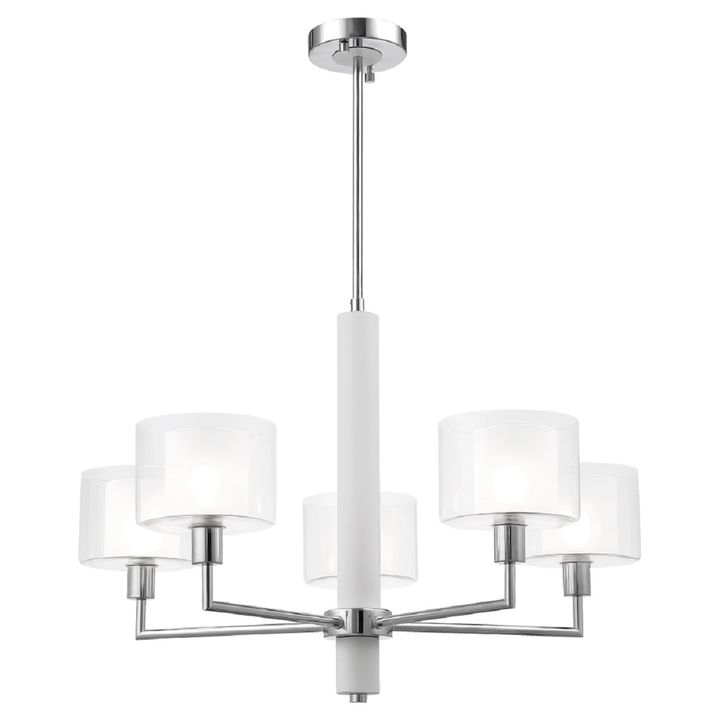 Подвесная люстра Crystal Lux Maestro SP-PL5 Chrome