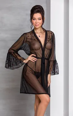 Lovelia peignoir Black