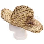 Шляпа женская с широкими полями «TiraMiSu- Лорен», микс 4 цвета, р58, ширина полей 9 см