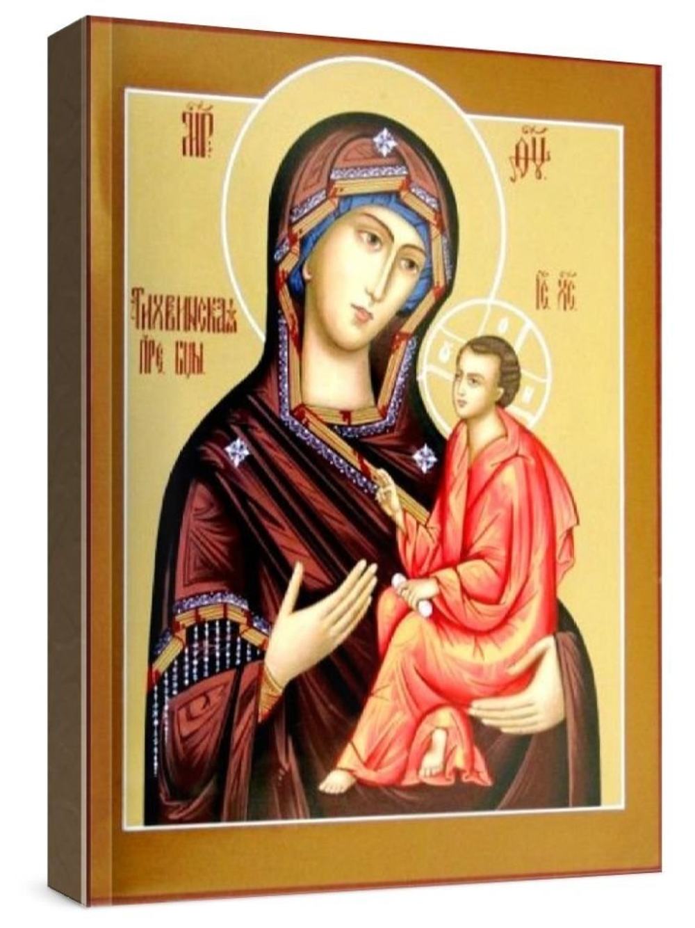 Тихвинская икона БМ (рукописная на заказ)