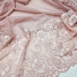 Вышивка на сетке ПУДРА, 18см