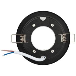 Встраиваемый светильник под лампу GX53 ЭРА KL70 SBK черный матовый