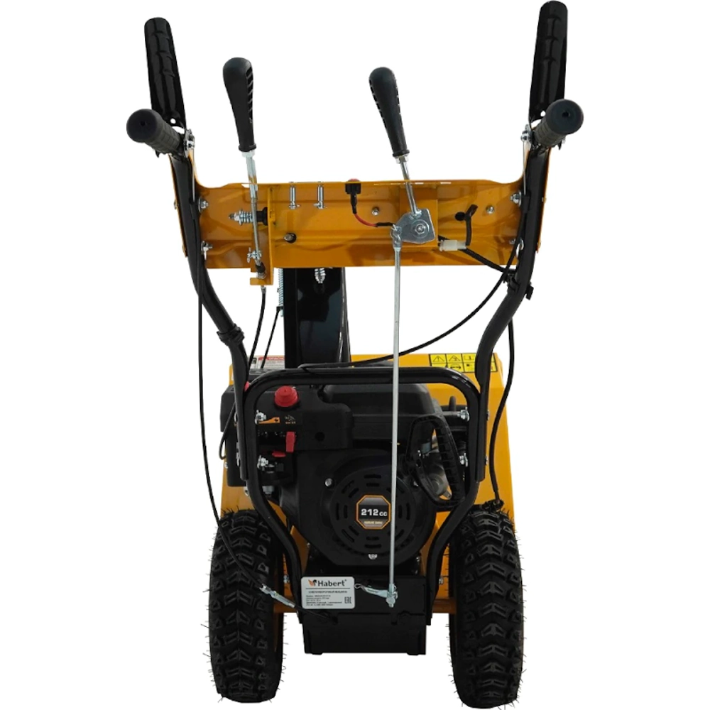 Habert HBM24D бензиновый снегоуборщик KC212 7 л.с, ковш 61 см, выброс 11 м, 4 вперед/1 назад 00-00159862