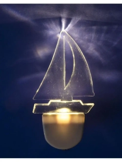 Ночник светодиодный Кораблик Uniel led dtl-315 Белый