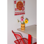 Ваза для цветов fast food, burger, 18 см