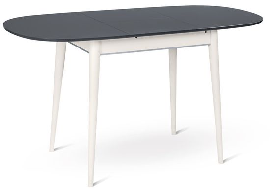 Стол Арека М (бук/тон черная эмаль/тон подстолья 1/ножка 8)