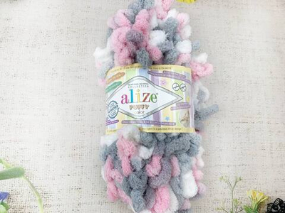 Пряжа ALIZE "Puffy color"