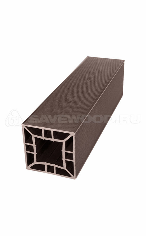 Столб большой из ДПК Терракотовый