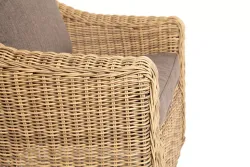 "Кон Панна" кресло из искусственного ротанга, цвет соломенный