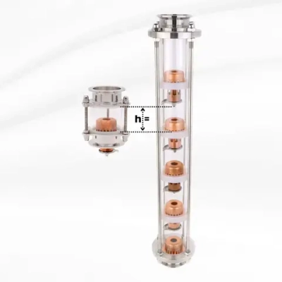 Колпачковая колонна медная, один уровень, кламп 2 дюйма